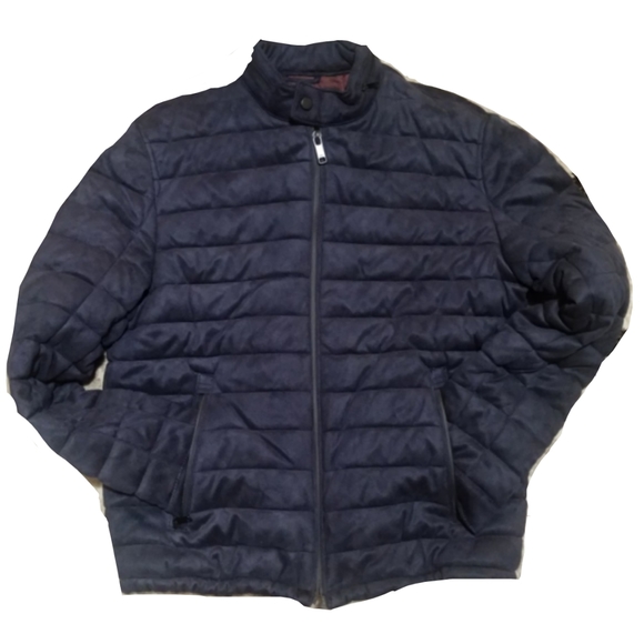 faux suede puffer jacket zara